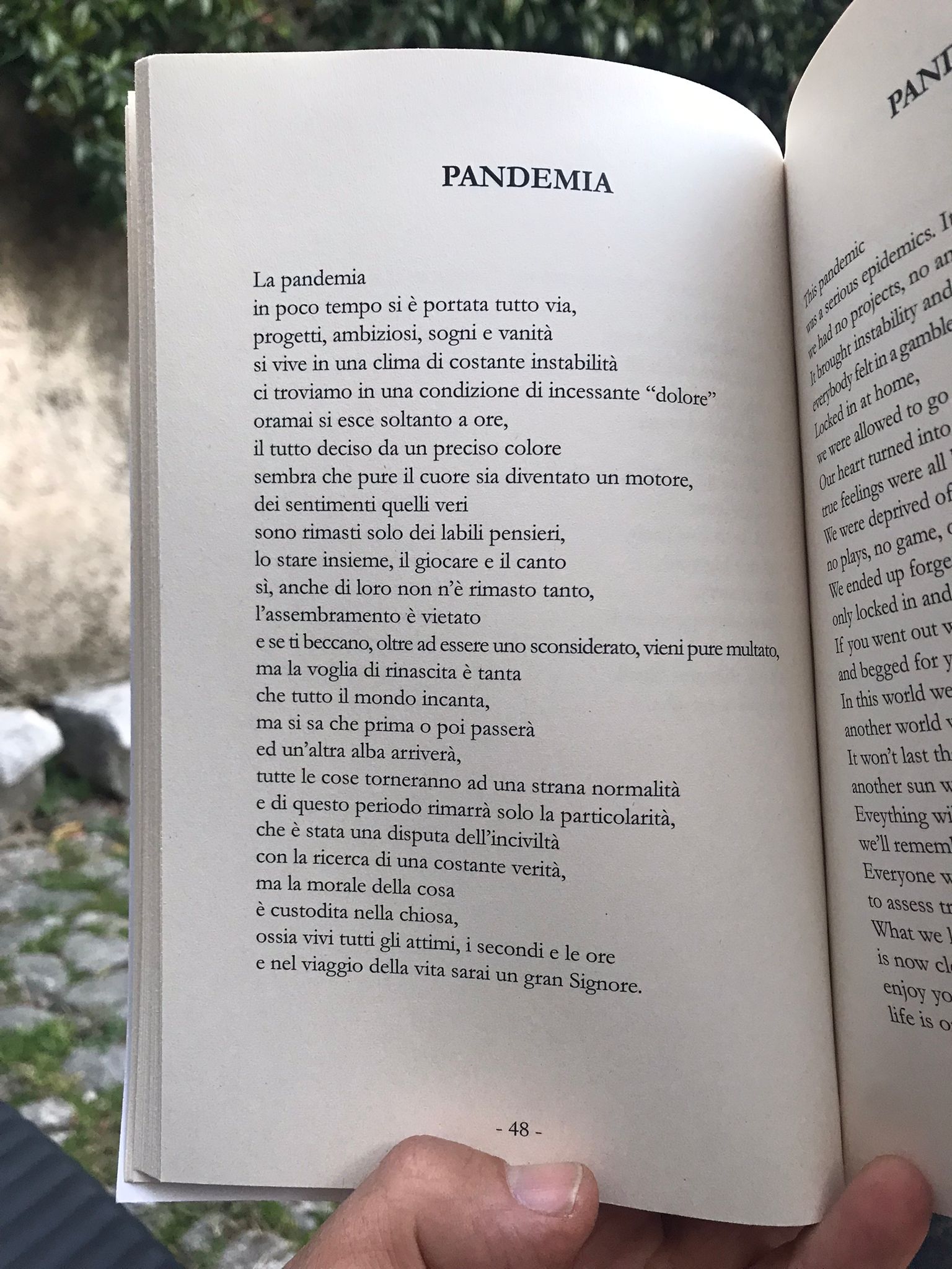 Tra le Righe del Cuore: Le Poesie di Gianluca Leggiero - Riflessioni sulla Pandemia
